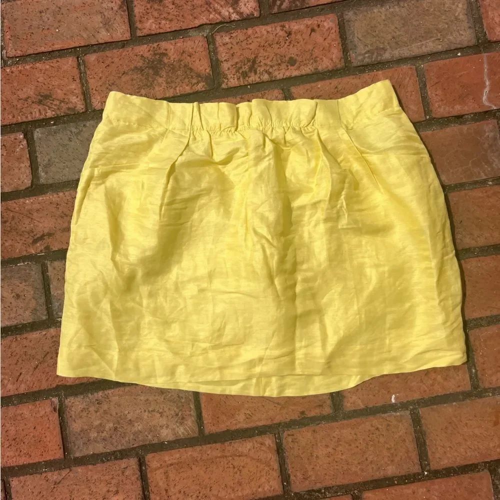 J Crew Linen & Silk Skirt NWT